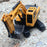 1027 RC Trucks Mini Remote Control Bulldozer 1:24 6CH Tractor Engineering Car with Light Sound - 5