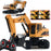 1028 RC Trucks Mini Remote Control Bulldozer 1:24 5CH Tractor Engineering Car with Light - 2