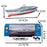 2.4G Mini Wireless Electric Remote Control Cruiser Swimming Pool RC Aircraft Carrier Boat Toy - 4