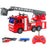 JC21 Wireless RC 4 Channels Mini Fire Truck Fire Engine Toy with Lights Electric Car Model Toy for Kids - Fire Ladder - 1