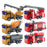 JC21 Wireless RC 4 Channels Mini Fire Truck Fire Engine Toy with Lights Electric Car Model Toy for Kids - Fire Ladder - 2