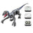 Electrical Dinosaur 2.4G Remote Control Walking Light Sound Velociraptor Model Toy Boys Children Gift - Blue - 1