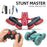 Double-sided Rotating Deformation Stunt 2.4G RC Car Children Boys Remote Control Light Music Car Toy - Red - 2