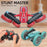 Double-sided Rotating Deformation Stunt 2.4G RC Car Children Boys Remote Control Light Music Car Toy - Red - 3