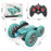 Double-sided Rotating Deformation Stunt 2.4G RC Car Children Boys Remote Control Light Music Car Toy - Red - 7