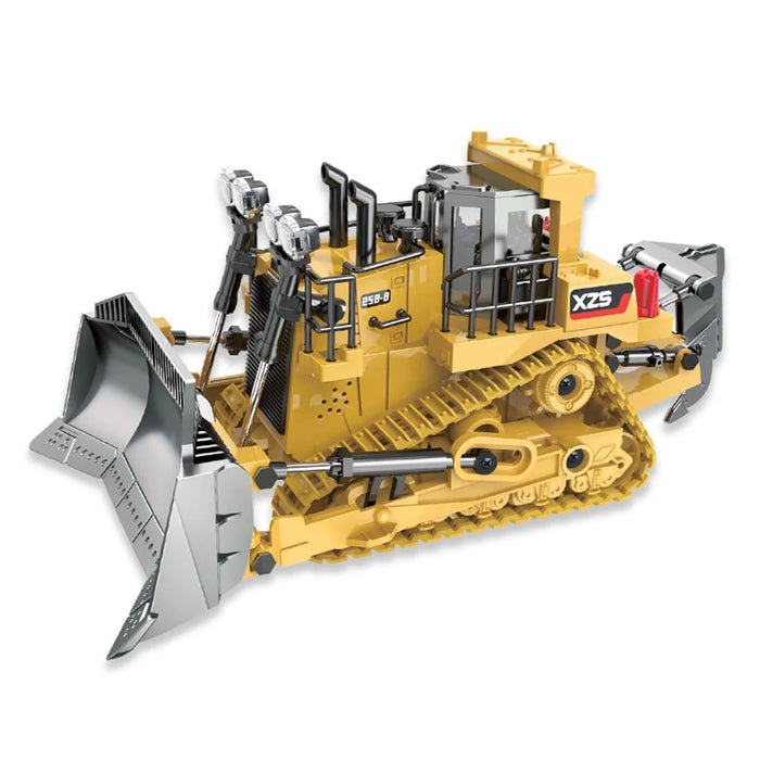 1031 2.4GHz RC Crawler Type Bulldozer Engineering Vehicle Model Remote Control Car with Sound Light Kids Boys Toy - 6