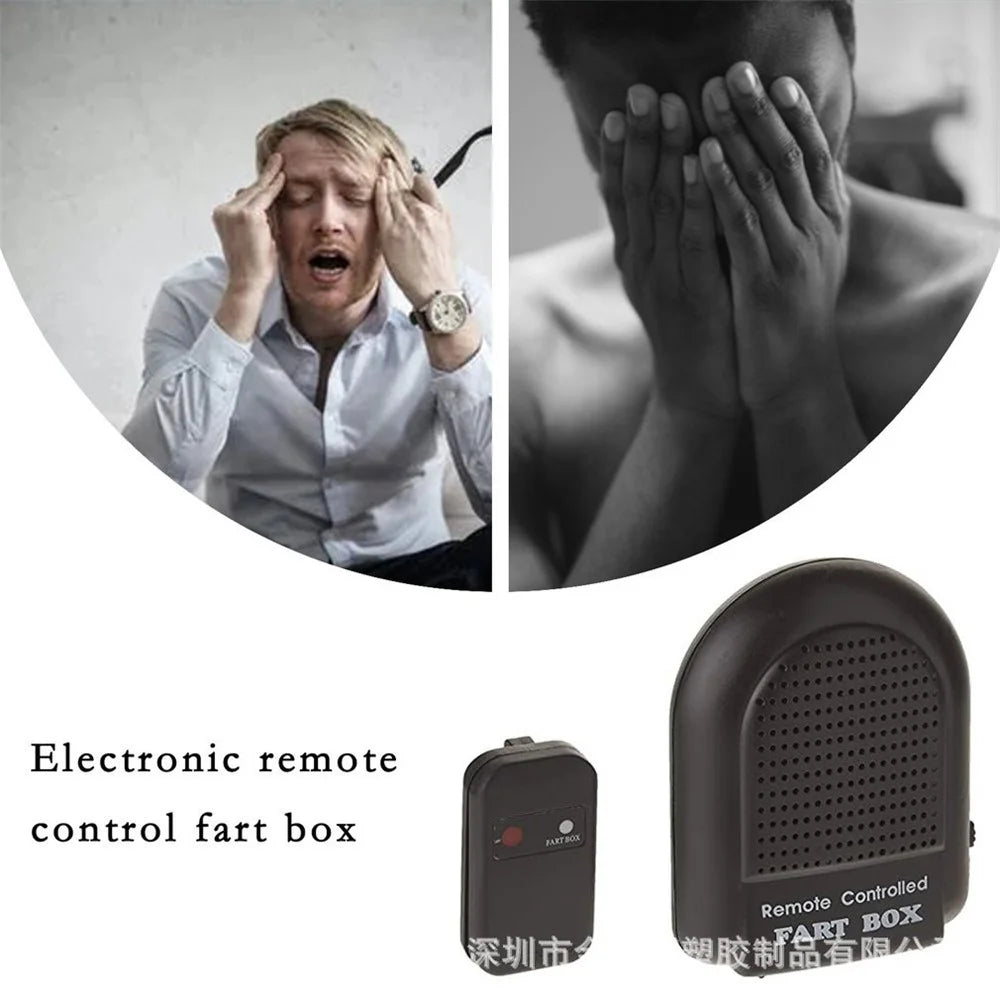 Funny Fart Box Remote Control Simulated Farts Sounds Farting Machine Prank Toy - 2