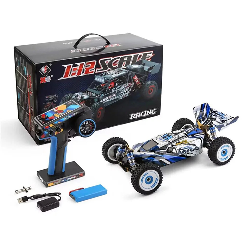 WLTOYS 124017 1/12 4WD Brushless Electric Racing Car Shock Absorber 2.4Ghz 75KM/H High-Speed RC Off-road Vehicle Toys - 2