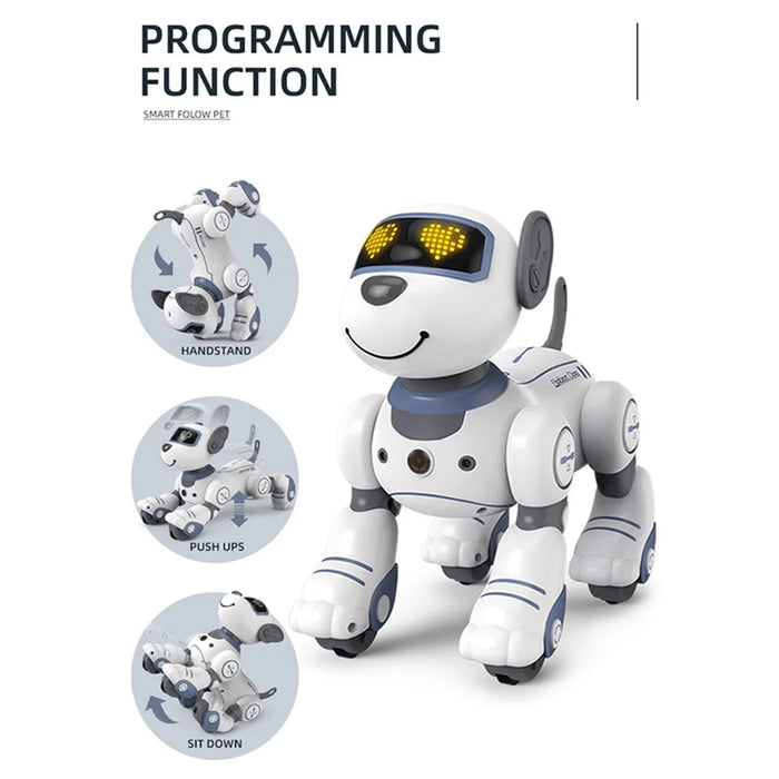 SUBOTECH BG1533 2.4G Handstand Robot Pet Mechanical RC Smart Stunt Dog with Dancing / Music / Touch Sensor - 4
