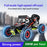 2026 RC Car 1:12 Scale 4WD 50km/h Rock Crawler 2.4Ghz Remote Control Off-Road Racing Car Toy with 2 Batteries for Adults Boys Kids - Red - 3