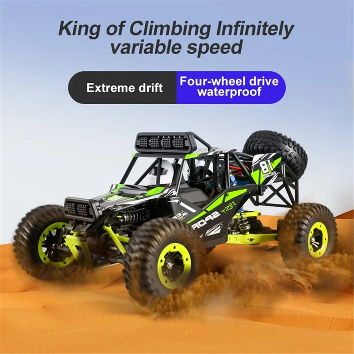 2026 RC Car 1:12 Scale 4WD 50km/h Rock Crawler 2.4Ghz Remote Control Off-Road Racing Car Toy with 2 Batteries for Adults Boys Kids - Red - 6