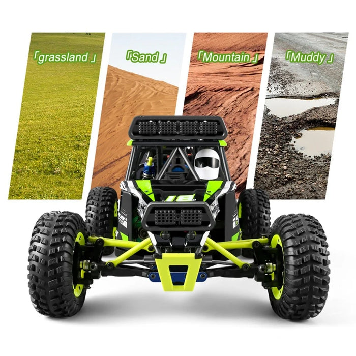 2026 RC Car 1:12 Scale 4WD 50km/h Rock Crawler 2.4Ghz Remote Control Off-Road Racing Car Toy with 2 Batteries for Adults Boys Kids - Red - 7