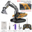 BC1051 8-Channel RC Excavator 1/22 Scale Remote Control Excavator Alloy Construction Vehicle Tractor Toys for Boys and Girls - 1