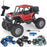 6086 1 / 18 20km / h RC Alloy Car 4-Channel Off-Road Vehicle Kids Remote Control Racing Car Toy with Light - Red - 6