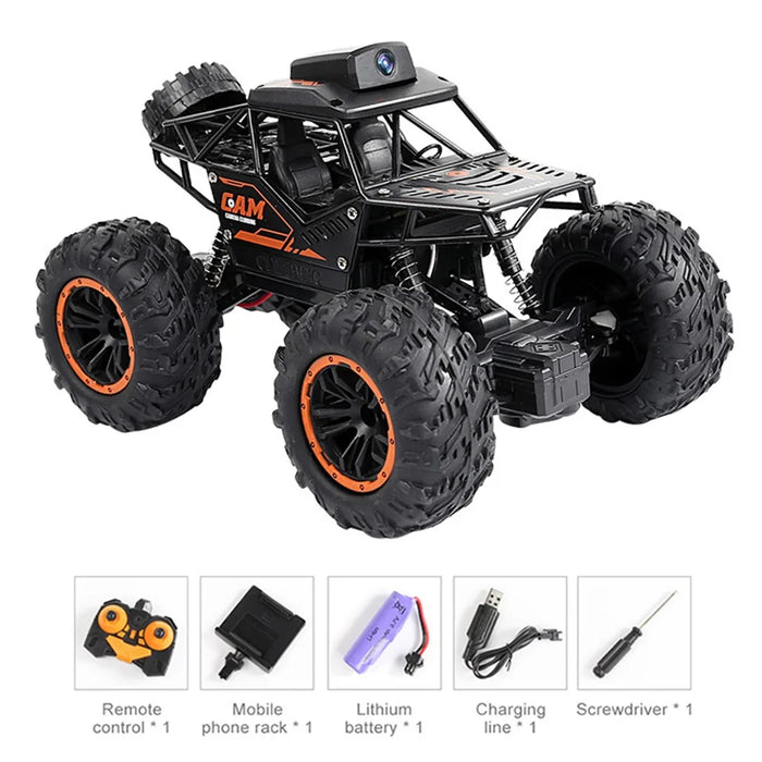 YT6602 WiFi Camera Climbing Car 2.4G Alloy Off-Road Vehicle Toy APP Control Truck for Kids - 1