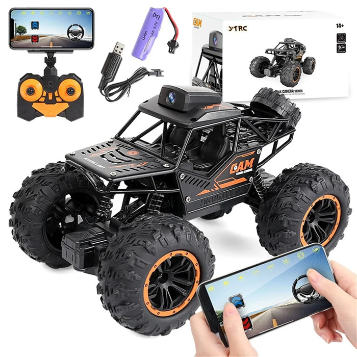 YT6602 WiFi Camera Climbing Car 2.4G Alloy Off-Road Vehicle Toy APP Control Truck for Kids - 2