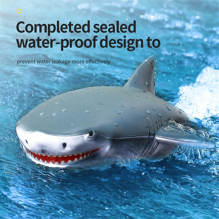 RH705 2 in 1 Stunt RC Boat Toy 2.4GHz Remote Control Water Shark Speed Boat Double Motor Powered - 3