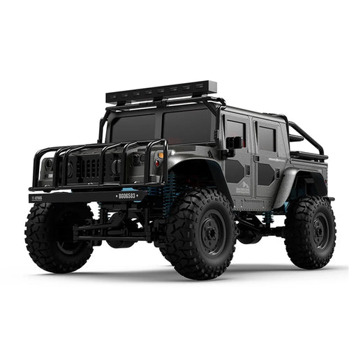 BG1535 1 / 12 Full-Scale Off-Road Vehicle 2.4G 4WD High-Speed RC Car Alloy Climbing Car IPX4 Waterproof Car Model Toys - Black Grey - 1