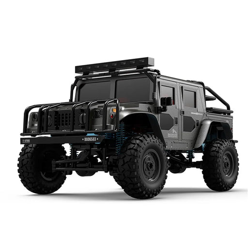 BG1535 1 / 12 Full-Scale Off-Road Vehicle 2.4G 4WD High-Speed RC Car Alloy Climbing Car IPX4 Waterproof Car Model Toys - Black Grey - 1