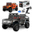 BG1535 1 / 12 Full-Scale Off-Road Vehicle 2.4G 4WD High-Speed RC Car Alloy Climbing Car IPX4 Waterproof Car Model Toys - Black Grey - 3