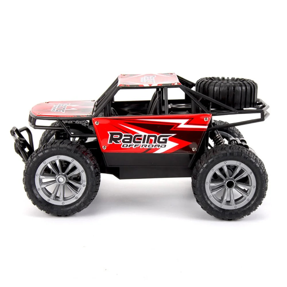 KYAMRC KY-2081A 1:18 2.4G RC Alloy Car High Speed Off-road Remote Control Racing Car Kids Boys Toy - Red - 2