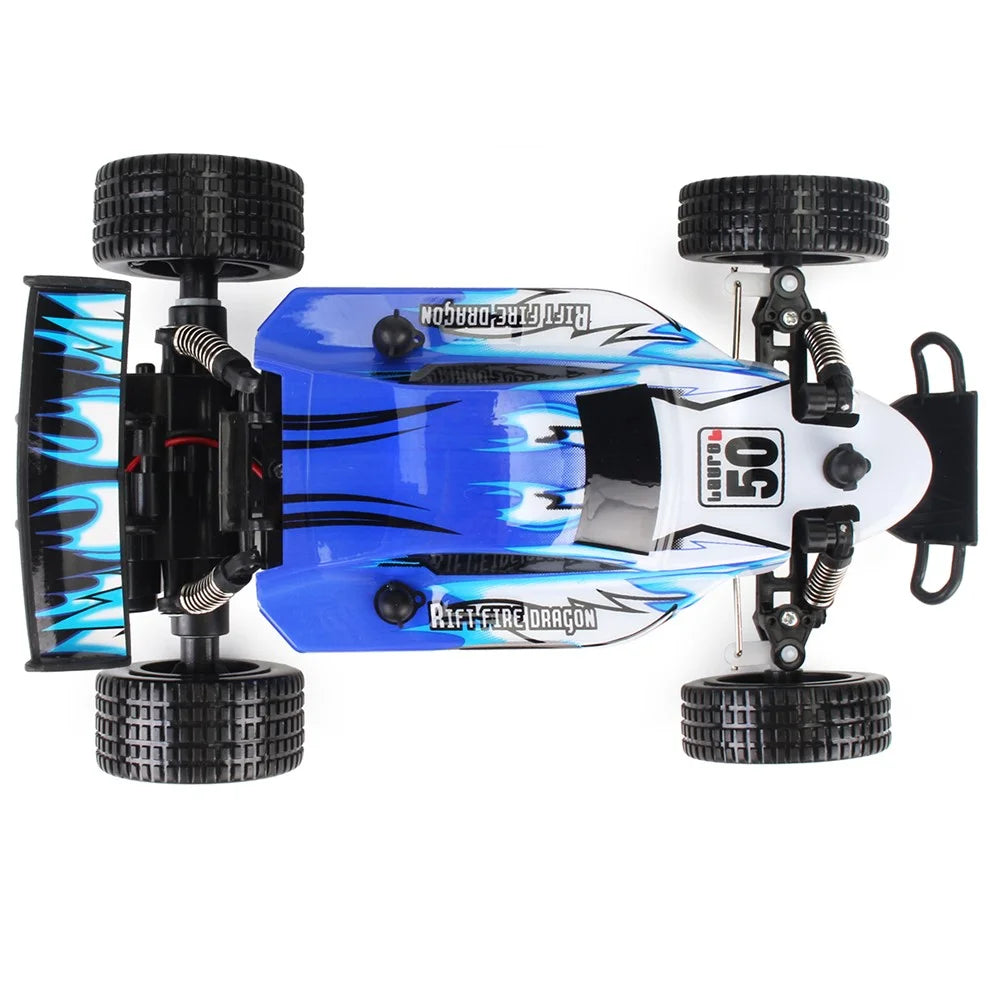 KYAMRC KY-1881 1:20 2.4G Simulation Remote Control Car Toy Rechargeable High Speed Off-road RC Car Kids Gift - Blue - 4