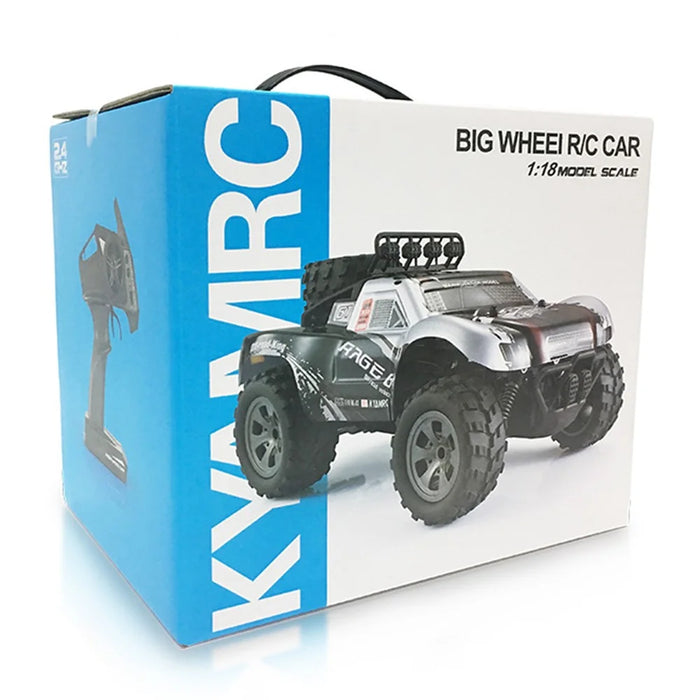 KYAMRC KY-1886A 1:18 2.4G High Speed Pickup RC Car Kids Toy Shock Absorbing Four Wheel Remote Control Car - Blue - 5
