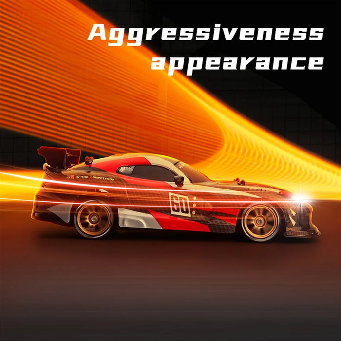 JJRC Q116 1 / 16 16 Km / h Dodge Drifting Car 2.4GHz 4WD RC Racing Car with Front / Rear Lights - Black - 3