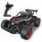 JJRC Q102 2.4G Full Scale Remote Control Racing Truck High-Speed Two-Wheel Drive Off-Road Vehicle Crash Resistance RC Car Toy - Black  /  Red - 1