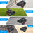 JJRC Q102 2.4G Full Scale Remote Control Racing Truck High-Speed Two-Wheel Drive Off-Road Vehicle Crash Resistance RC Car Toy - Black  /  Red - 3
