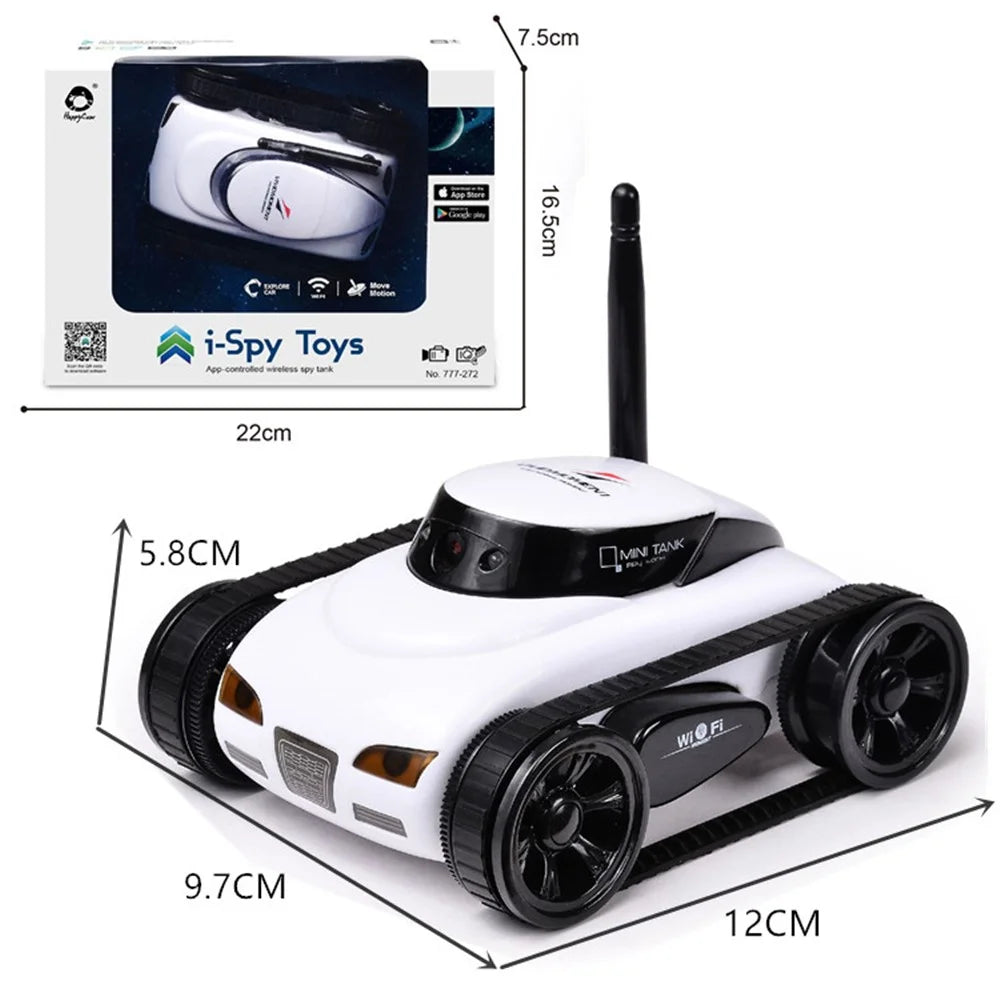 777-272 Mini RC Tank Remote Control Battle Tank Toy Vehicle Model WIFI Real-time Image Transmission Electric Toy - 7