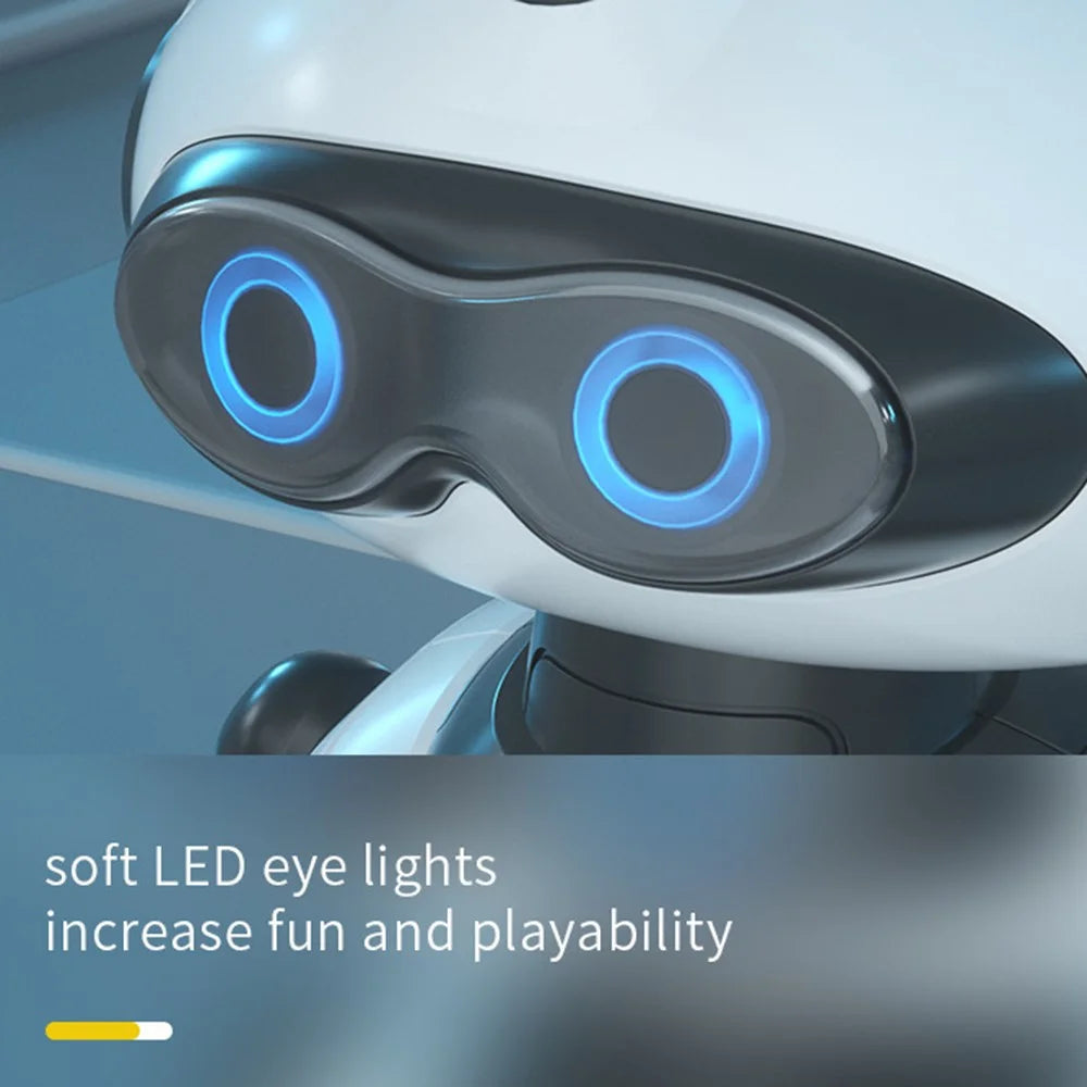 JJRC R22 RC Electric Robot Children Science Educational Toys DIY Programming Recording Built-In Lithium Battery - White - 5