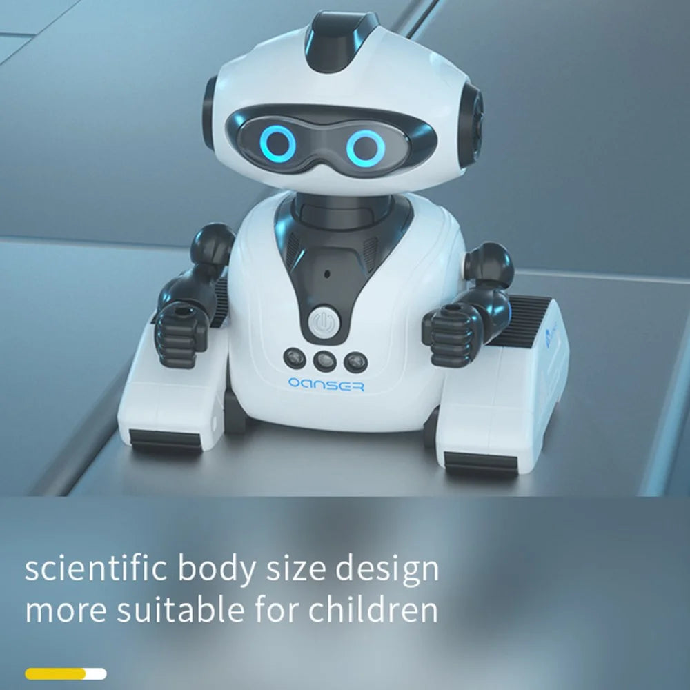 JJRC R22 RC Electric Robot Children Science Educational Toys DIY Programming Recording Built-In Lithium Battery - White - 7