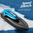 816 Kids RC Speedboat 2.4Ghz High Speed Remote Control Boat Water Toy with LED Light, 1 Battery - Blue - 3