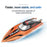 812 2.4Ghz High Speed RC Speedboat Anti Capsizing Children Remote Control Boat Toy, Dual Battery - Orange - 2