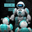 BG1538 RC Dancing Robot AI Smart Voice Robot Model Toys Support Remote Programming, Gesture Sensor - Green - 4
