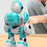 BG1538 RC Dancing Robot AI Smart Voice Robot Model Toys Support Remote Programming, Gesture Sensor - Green - 6