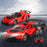 LX6078A 1:18 4CH RC Car Simulation Racing Car Model Toy Wireless Drift Electric Vehicle Toys for Children - Red - 2