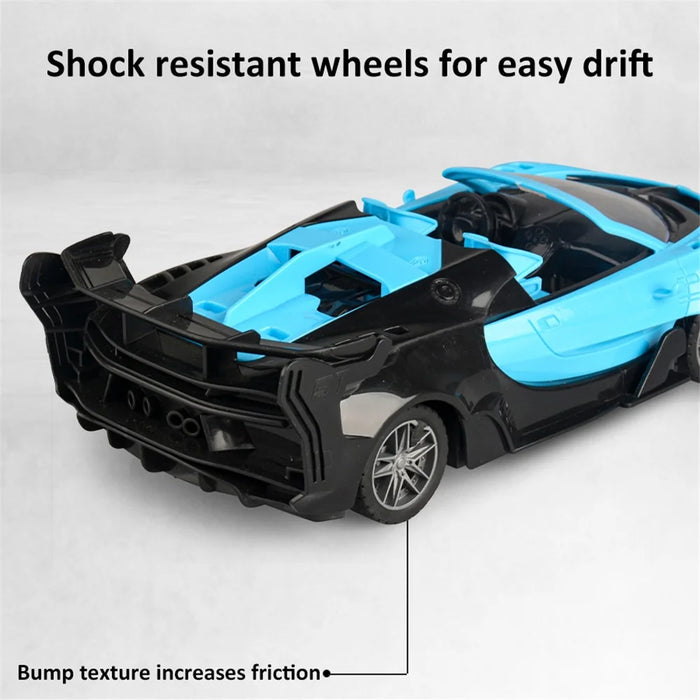 LX6078A 1:18 4CH RC Car Simulation Racing Car Model Toy Wireless Drift Electric Vehicle Toys for Children - Red - 6