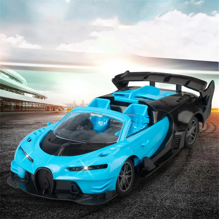 LX6078A 1:18 4CH RC Car Simulation Racing Car Model Toy Wireless Drift Electric Vehicle Toys for Children - Red - 7