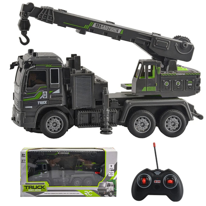 JC-051 Children 1:32 4CH RC Crane  Engineering Toy Multi-Joint Adjustable Wireless Electric Construction Vehicles Toy - 1