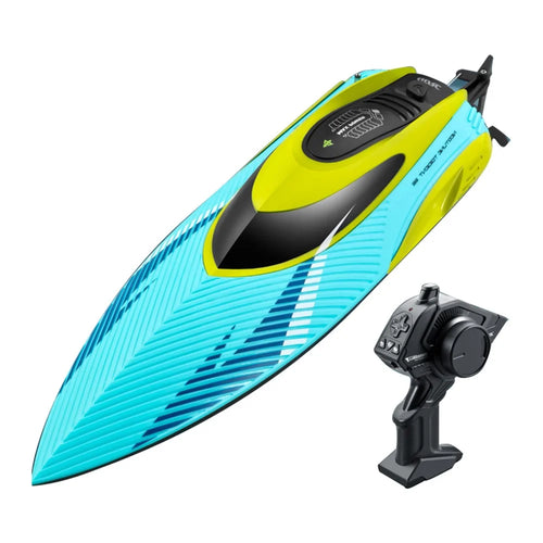 4DRC S3 RC Speedboat 2.4Ghz Remote Control Boat Kids Water Toy, 2 Batteries - Green - 1