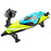4DRC S2 High-Speed RC Boat 70Km / h Speedboat Toy, Dual Batteries - Green - 1