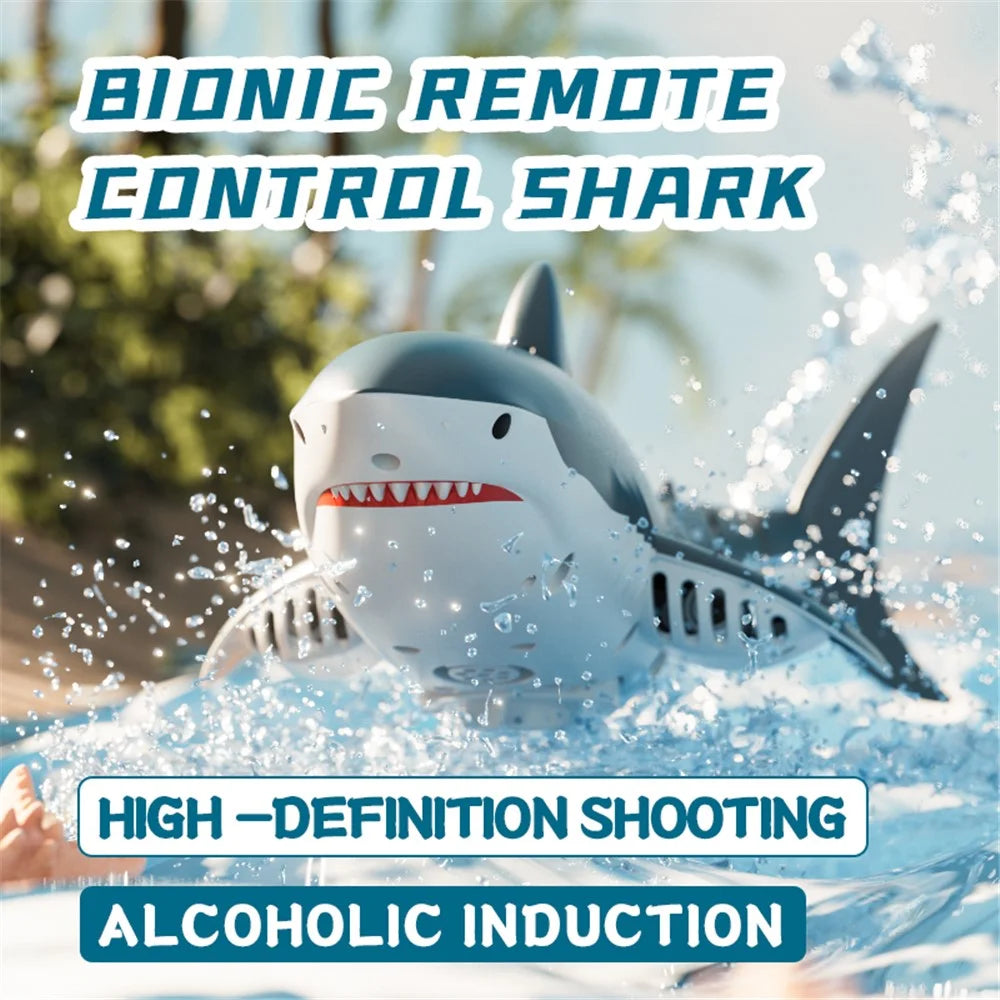 4DRC S6 Remote Control Bionic Shark Camera Lens Design Electric Spray Water RC Toy with 1 Battery - 3