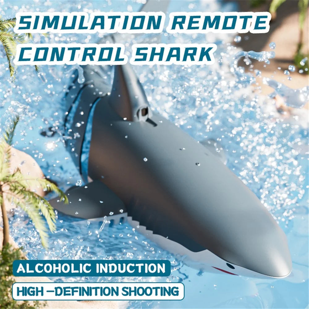 4DRC S6 Remote Control Bionic Shark Camera Lens Design Electric Spray Water RC Toy with 1 Battery - 4