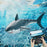 4DRC S6 Remote Control Bionic Shark Electric Spray Water RC Toy with 1 Battery (No Camera Lens) - 1