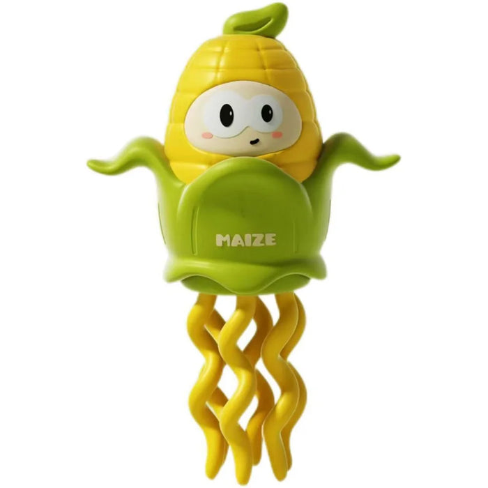Wind-Up Dancing Corn Ghost Toy Educational Playset Inertia Sliding Dance and Swinging Stress Relief Clockwork Toy - Wind-Up Dancing Corn - 1