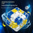 6.9 x 6.9 x 6.9cm 3D Maze Cube Rolling Ball Puzzle Game for Kids Brain Teaser Skill Builder Educational Toy Gift - Blue+White - 3