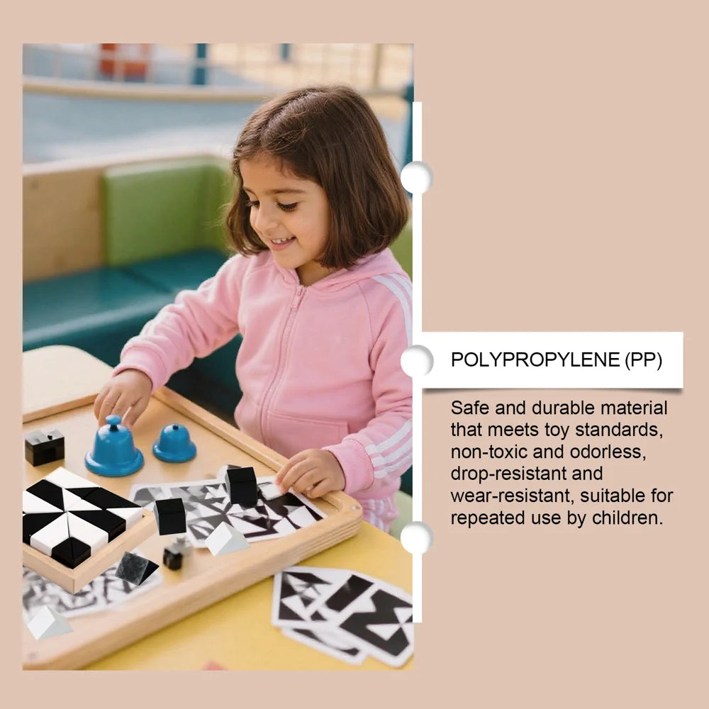 DOWMOO 16Pcs / Set Creative Puzzle Game Hidden Building Blocks Spatial Imagination Logic Training Parent-Child Interactive Toy - 4