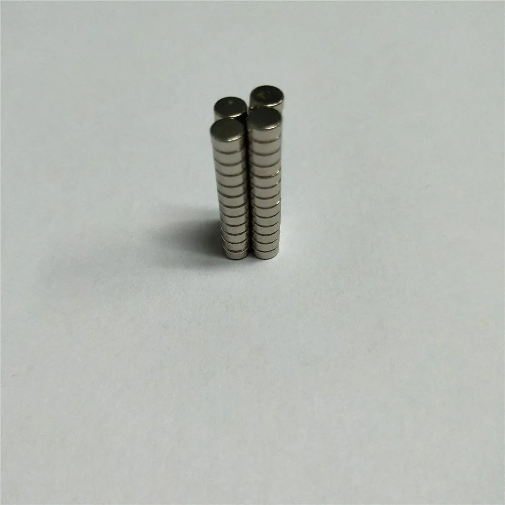 50Pcs/Set Round Creative NdFeB Magnet for Industrial Equipment and DIY Toys, Size: 4x2mm - 2